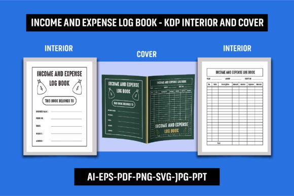 Mastering Your Finances: The Complete Guide to Income Expense Log KDP Interior-Cover