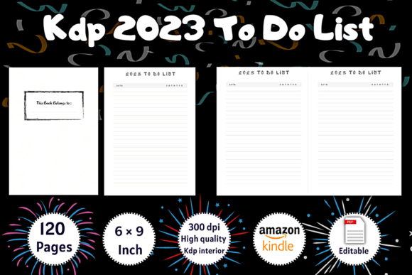 The Kdp 2023 To Do List: Your Foundation for Focused Achievement
