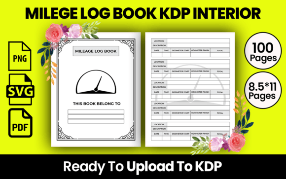 The Mileag Log Book: Streamlining Your KDP Publishing Business