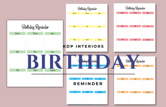 The Printable Birthday Planner Template: Your Creative Time-Saver