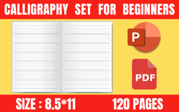 The Ultimate Calligraphy Set for Beginners: Your 120-Page Journey Starts Here